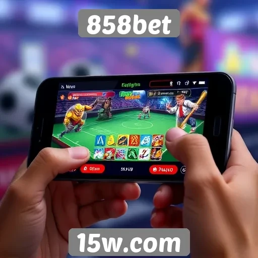 Experiência do usuário em dispositivos móveis na 858bet