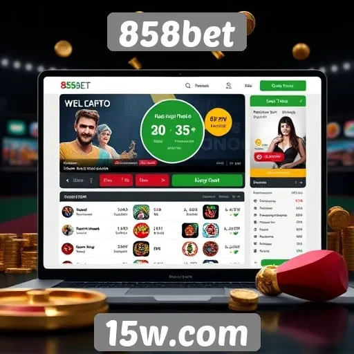 Navegação e experiência do usuário na 858bet